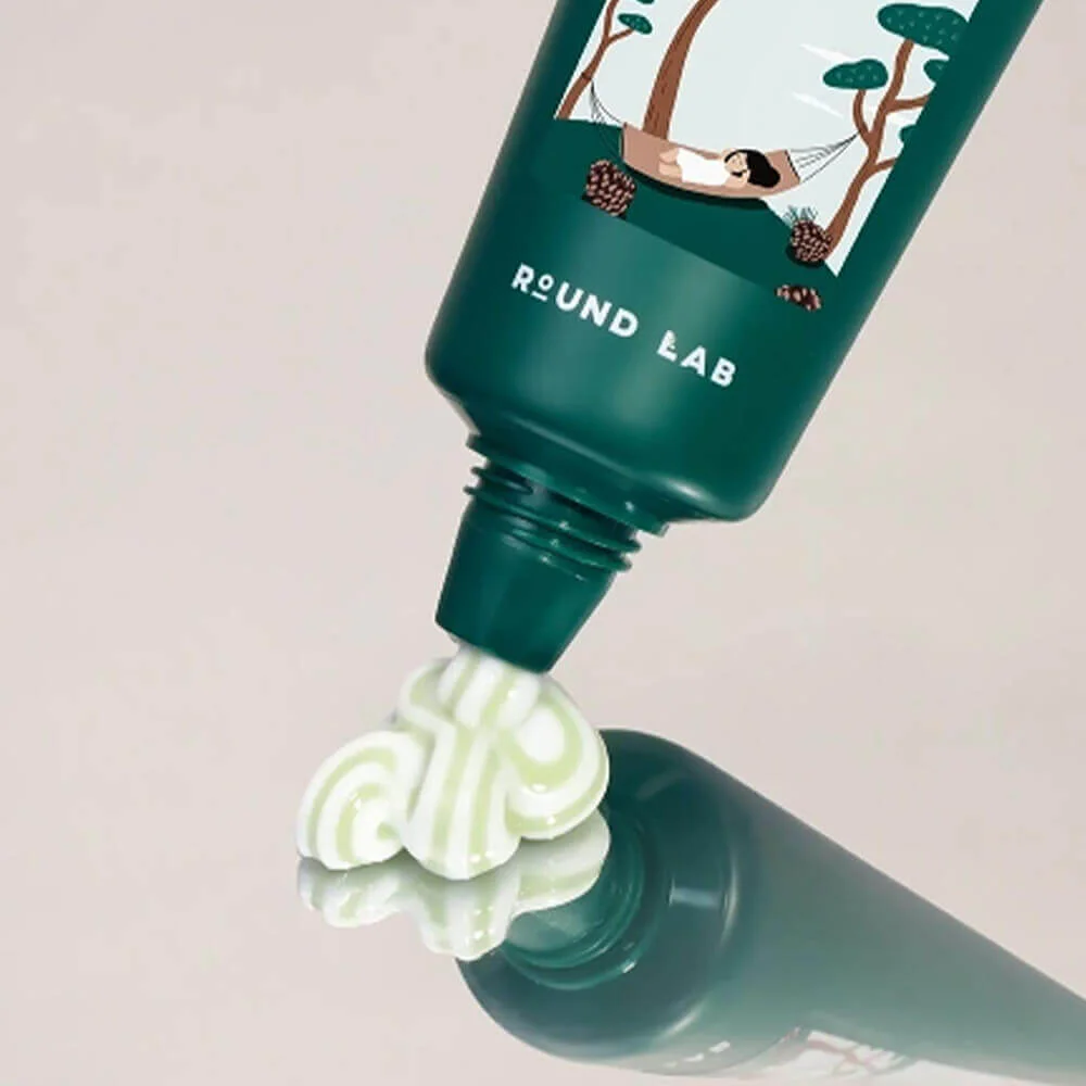 Двойной крем с экстрактом центеллы для проблемной кожи Round Lab Pine Calming Cica Cream Plus