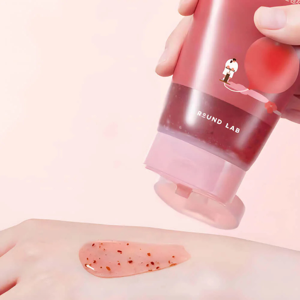 Гель-маска для очищения кожи c камелией Round Lab Camellia Deep Collagen Jelly Mask Cleanser