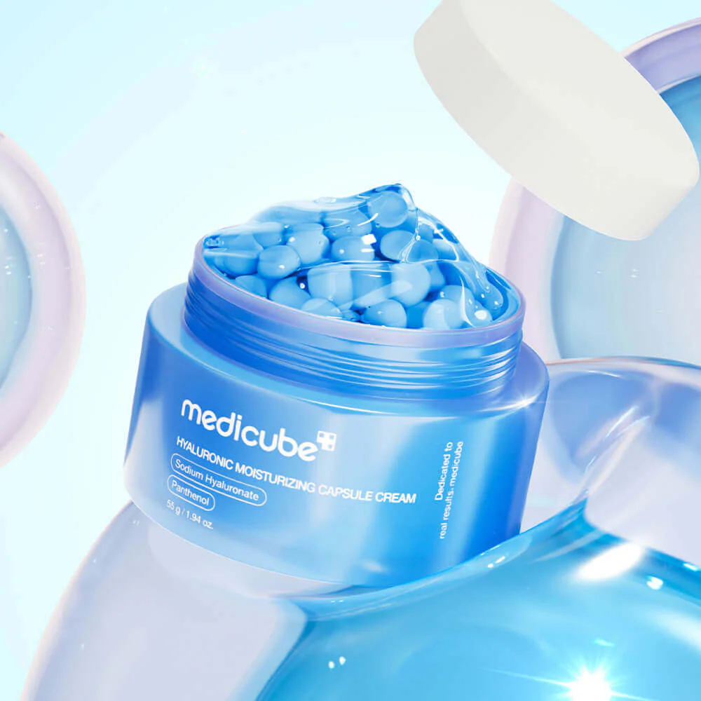Увлажняющий капсульный крем с пантенолом medicube Hyaluronic Moisturizing Capsule Cream