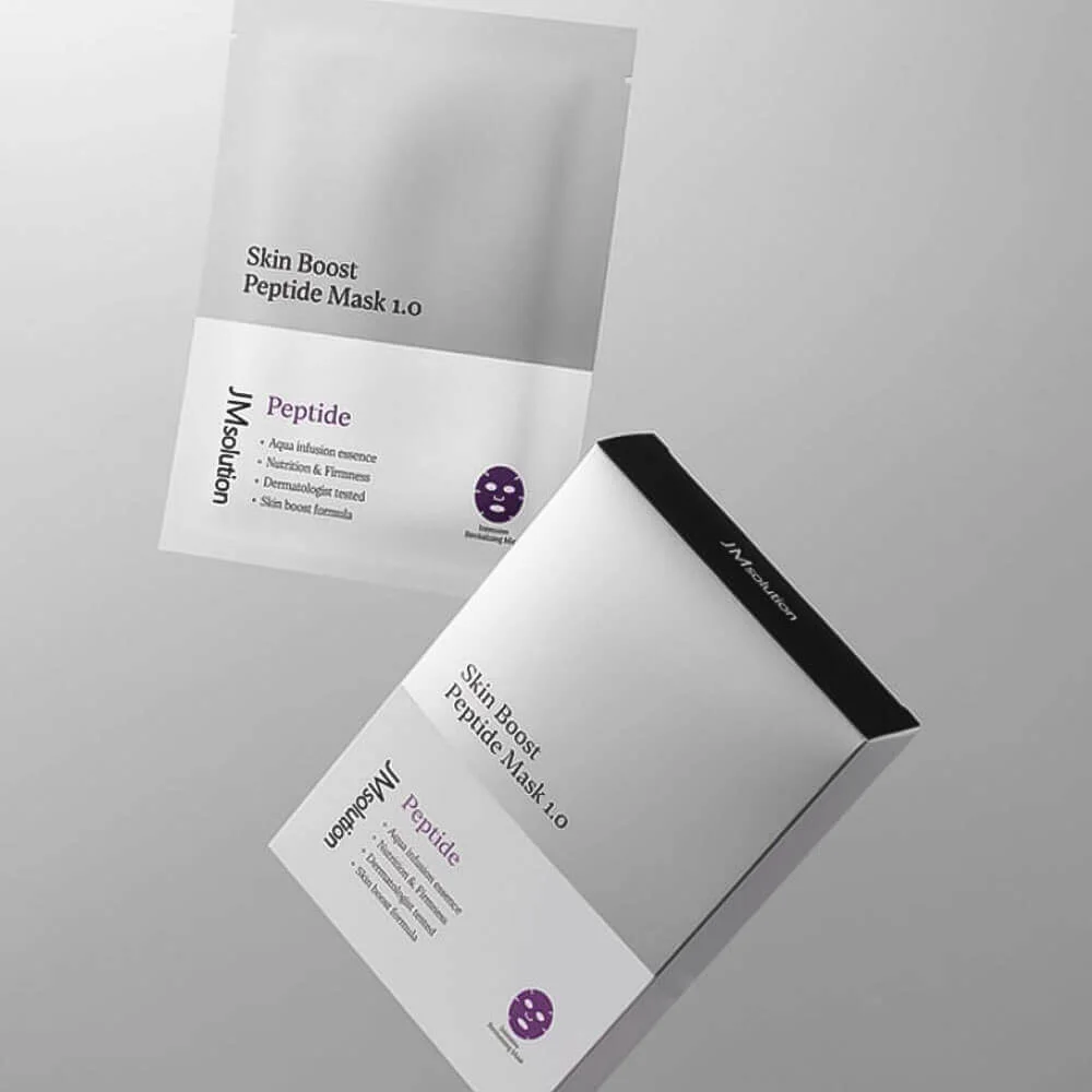 Тканевая маска-бустер с пептидами JMsolution Skin Boost Peptide Mask 1.0