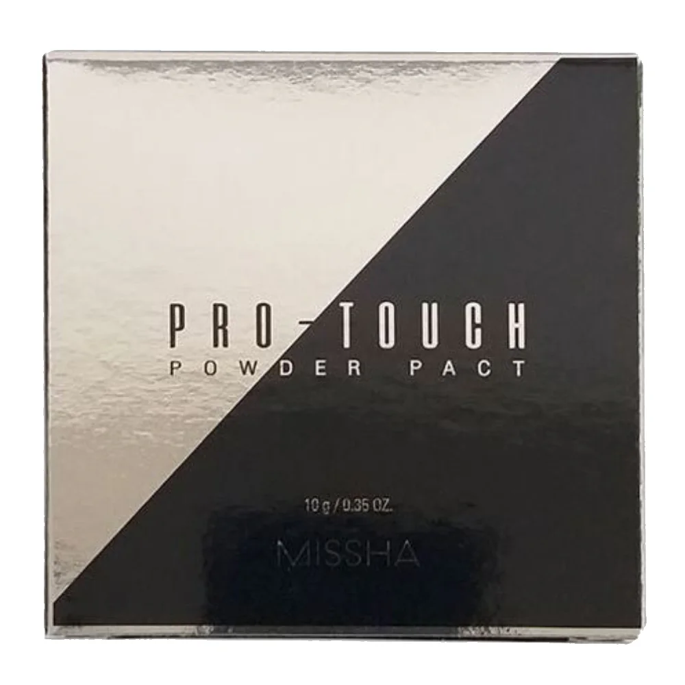Компактная пудра для лица тон 21 светлый бежевый Missha Pro-Touch Powder Pact SPF 25 PA++ 10 гр