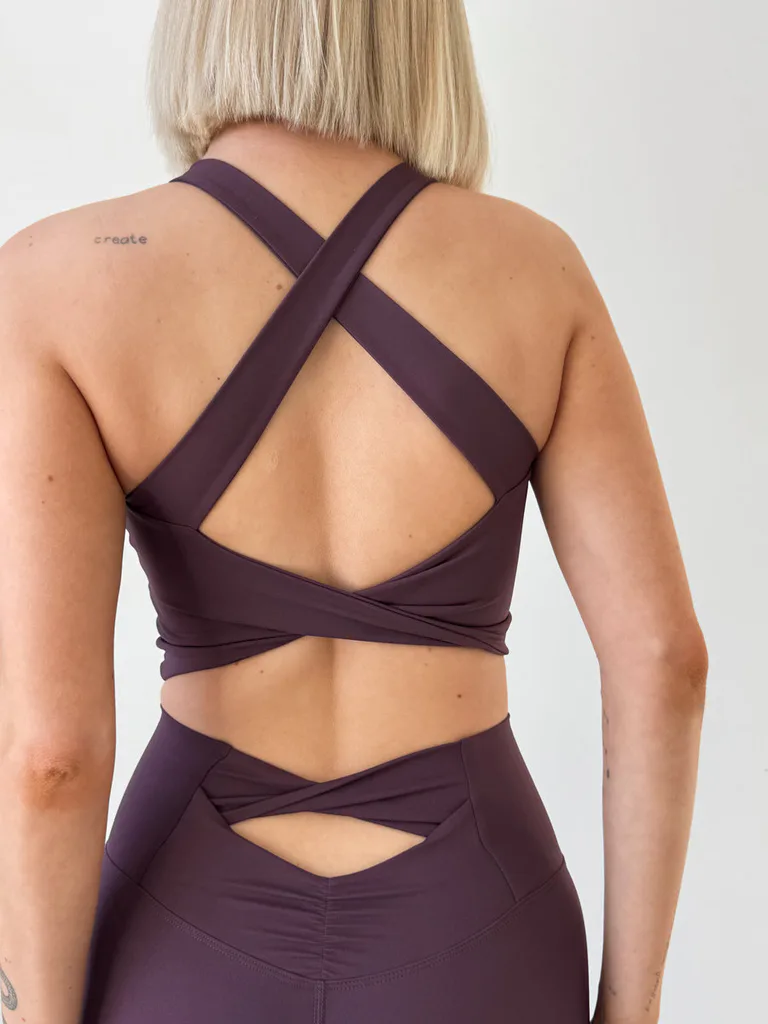 Топ Open Back Twist Bra