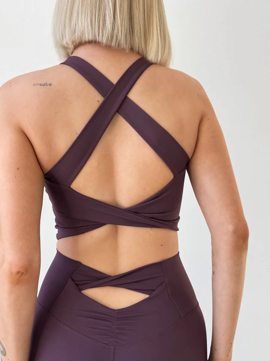 Топ Open Back Twist Bra