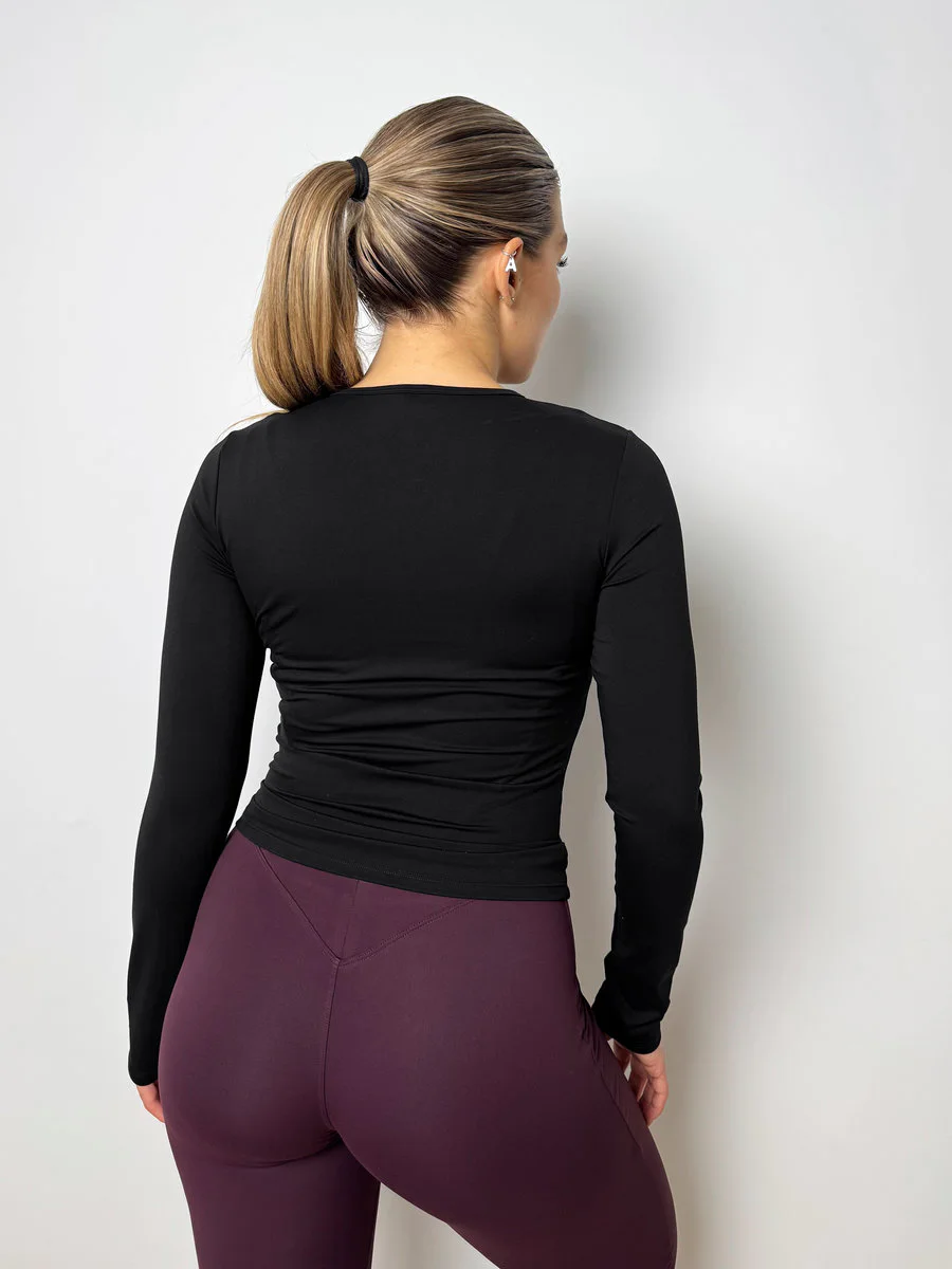 Лонгслив slim fit