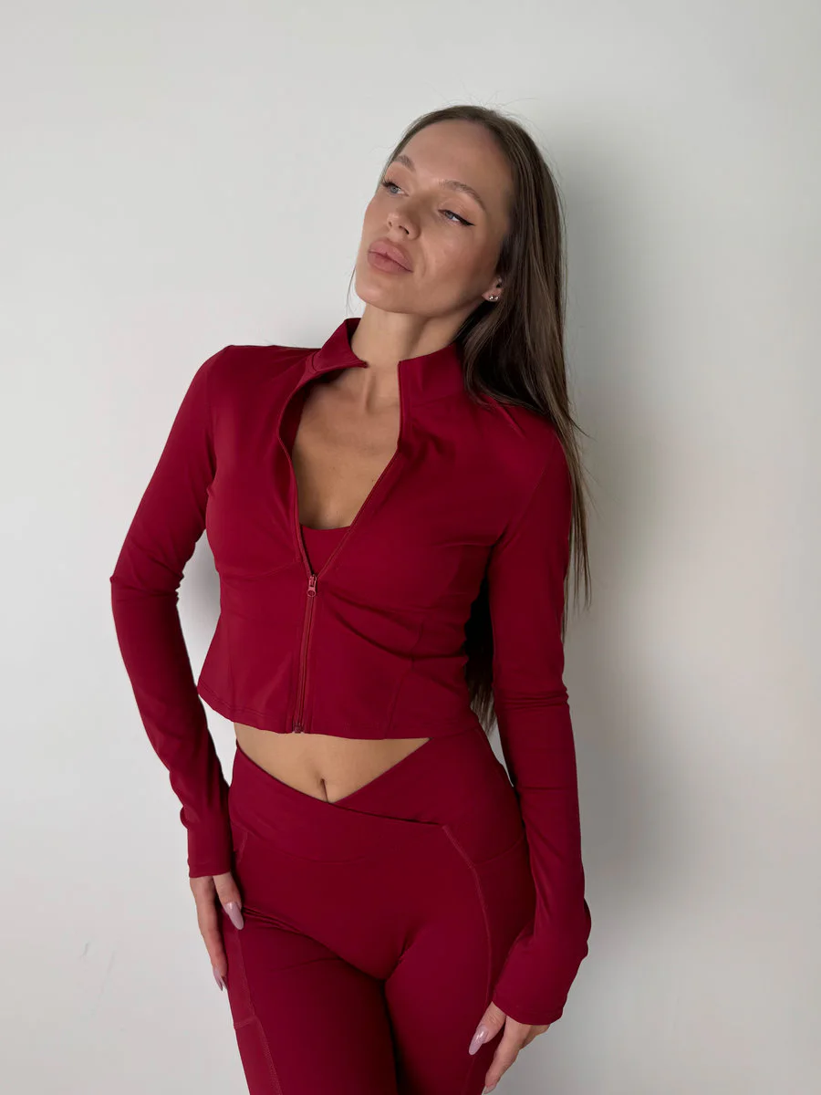 Рашгард средней длины на молнии Contour Zip
