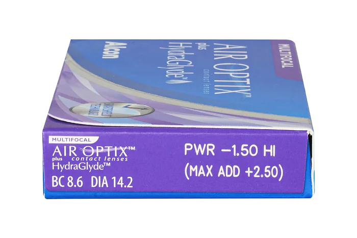 Контактные линзы AIR OPTIX plus HydraGlyde Multifocal (3 линзы)