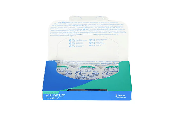 Контактные линзы AIR OPTIX plus HydraGlyde for Astigmatism (3 линзы)