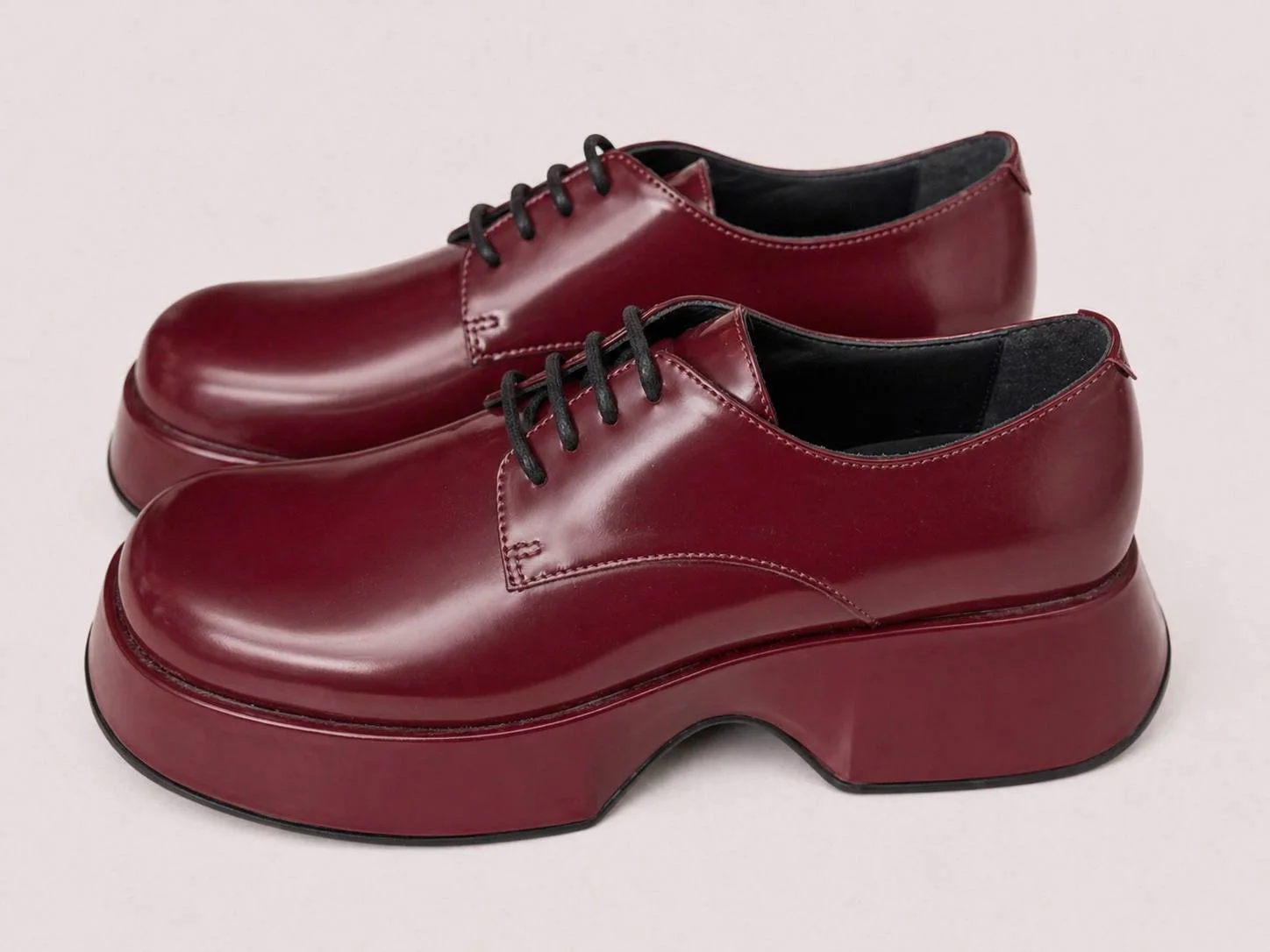 Туфли VIC MATIE темно-крас шнурки Scarpa Lattex