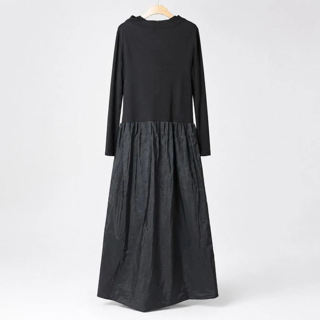 Платье Erik Laffero  черный, комби, юбка-тафта