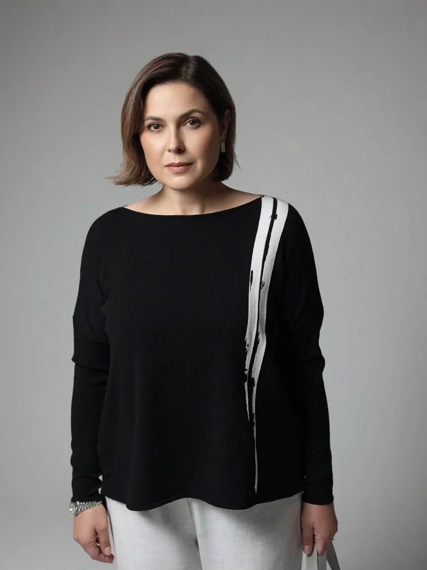 Джемпер Sarah Pacini черный