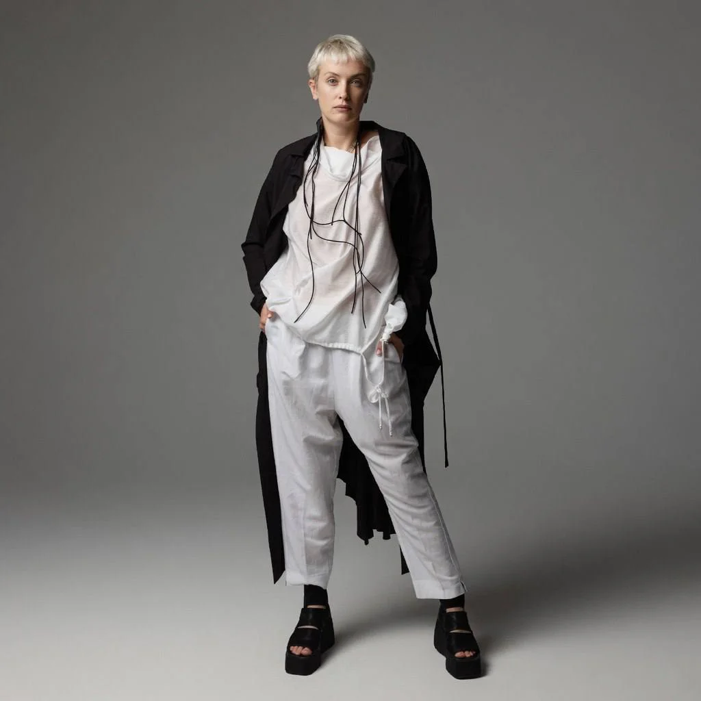 Топ Fishfash белый без рук кулиска Valley