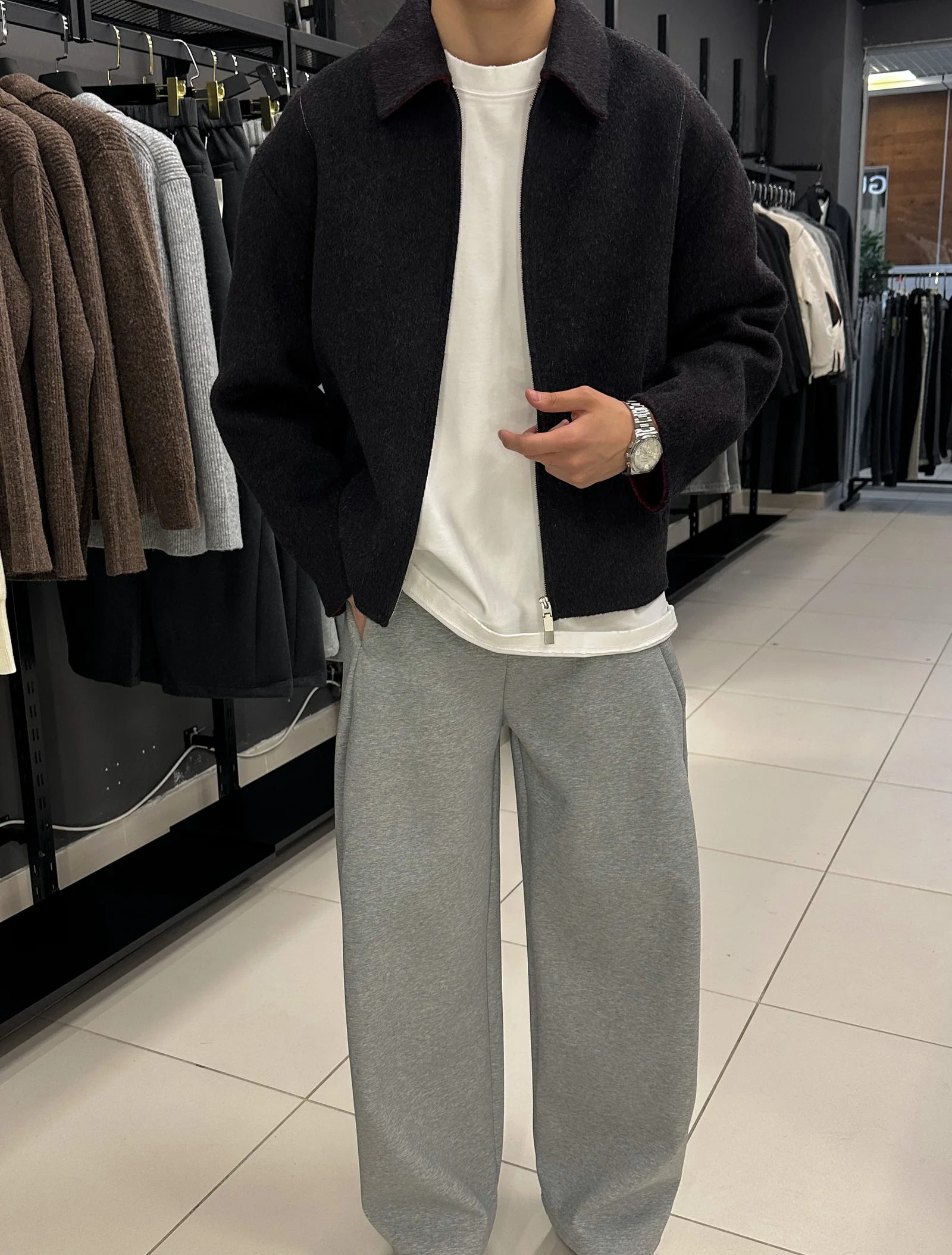 Пальто Premium Wool черный