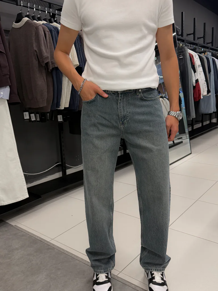 Джинсы BAGGY FIT синий